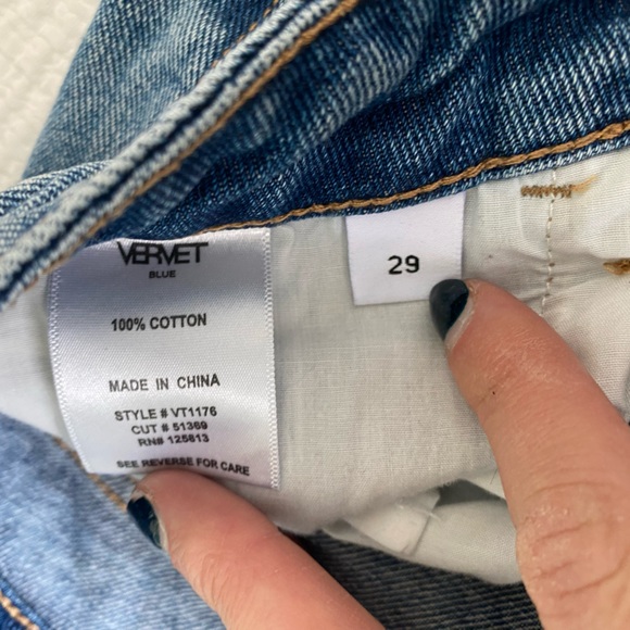 Vervet boyfriend/ mom jeans size 29 - Picture 5 of 10